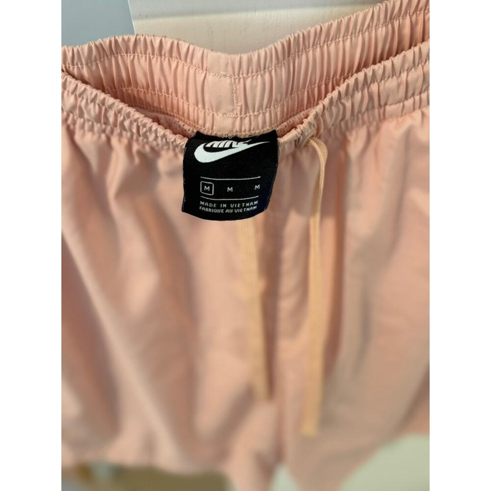 Nike Peach Pink Drawstring Athletic Running Shorts Mens M ✨ - Picture 5 of 6